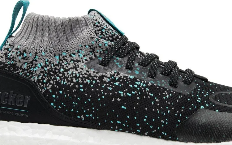 Adidas Solebox x Packer Shoes x UltraBoost Mid 'Core Black Energy Blue', black