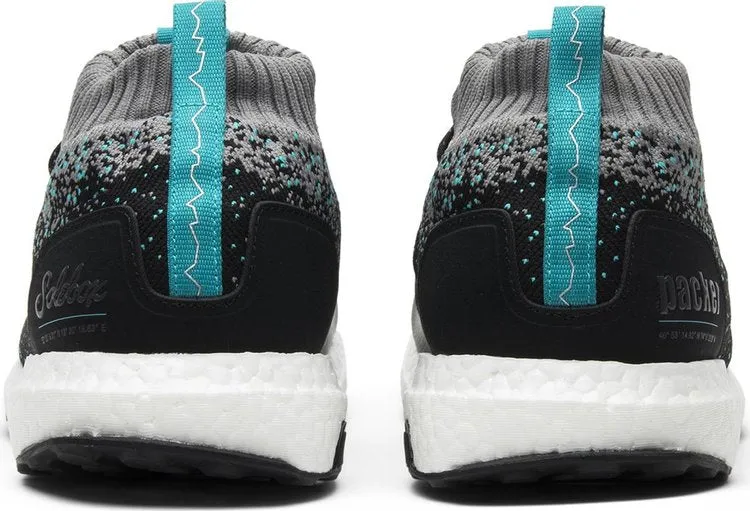 Adidas Solebox x Packer Shoes x UltraBoost Mid 'Core Black Energy Blue', black