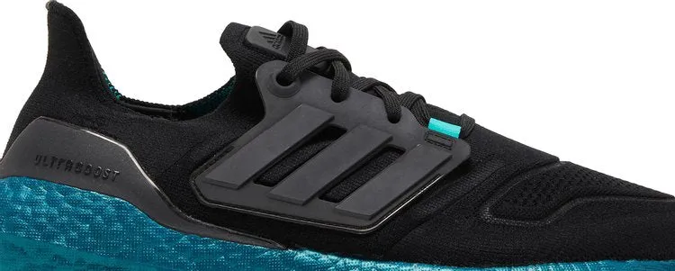 Adidas UltraBoost 22 'Black Mint Rush' sneakers, black