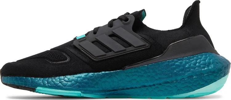 Adidas UltraBoost 22 'Black Mint Rush' sneakers, black