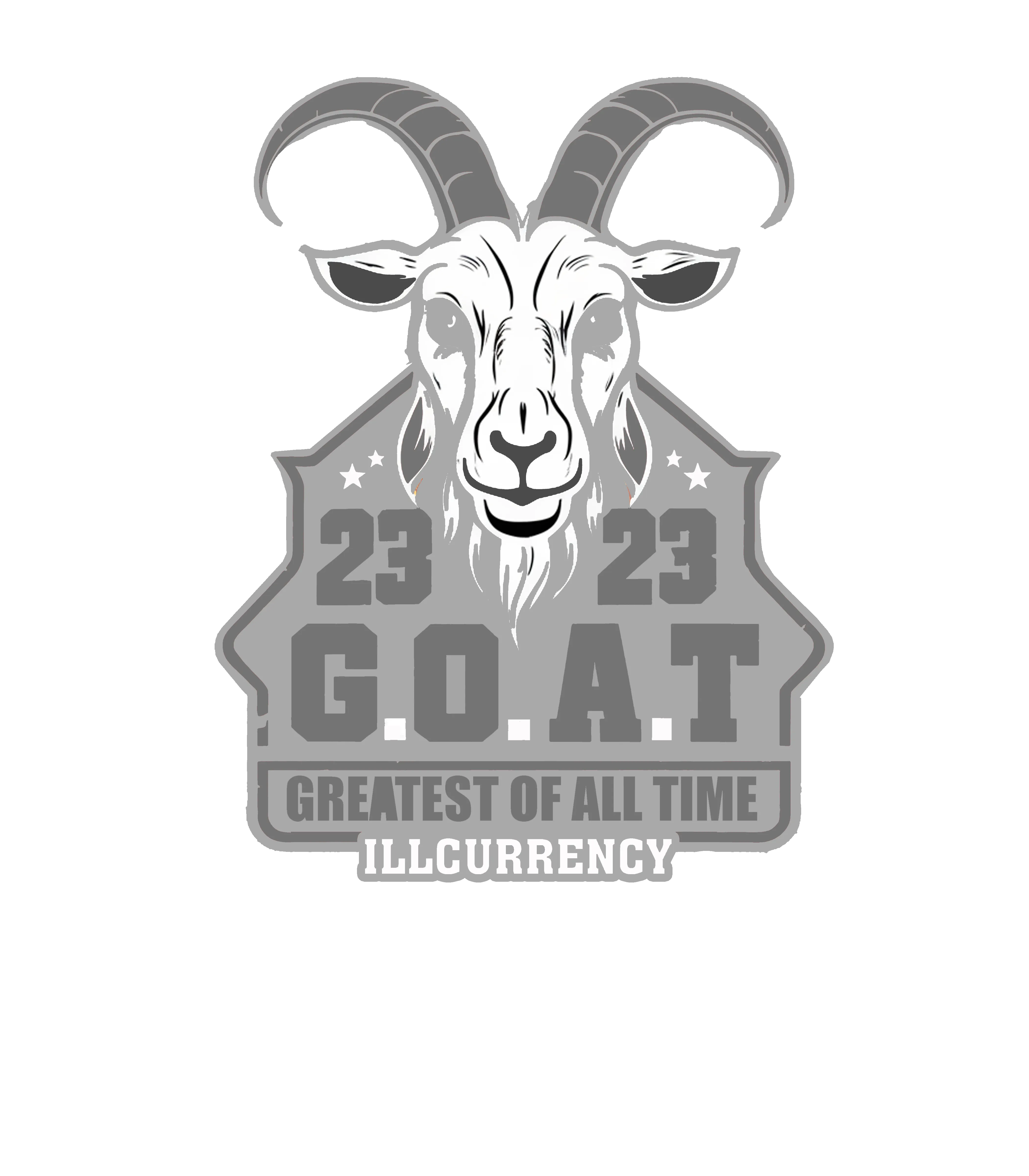 Air Jordan 12 Black/Wolf Grey Black T-Shirt (GOAT 23)| illcurrency