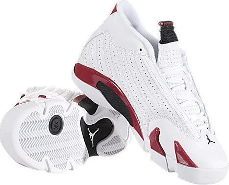 Air Jordan 14 Retro GS Candy Cane 2012 sneakers, white