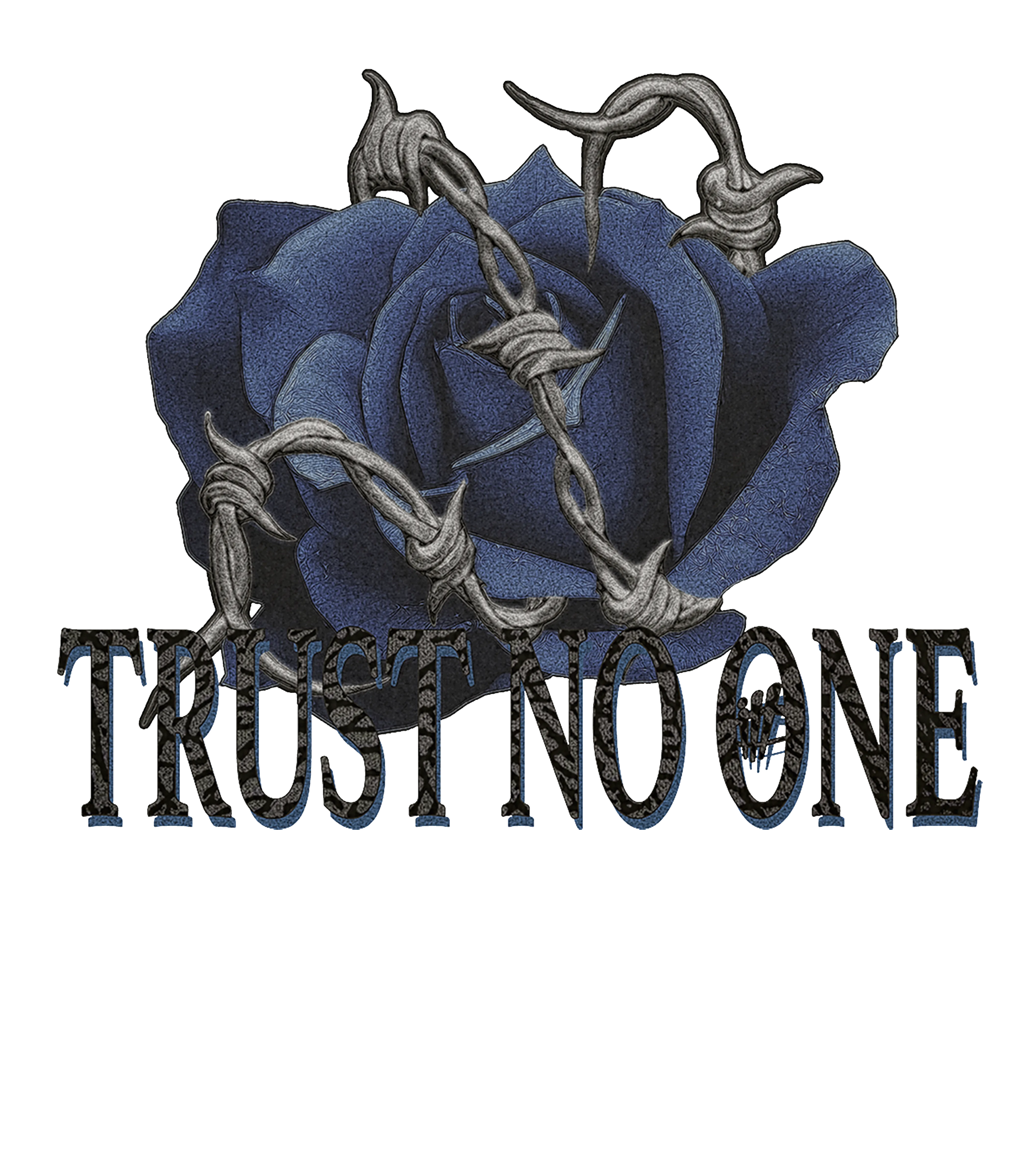 Air Jordan 5 “Georgetown” | illcurrency Black T-Shirt (TRUST NO ONE)