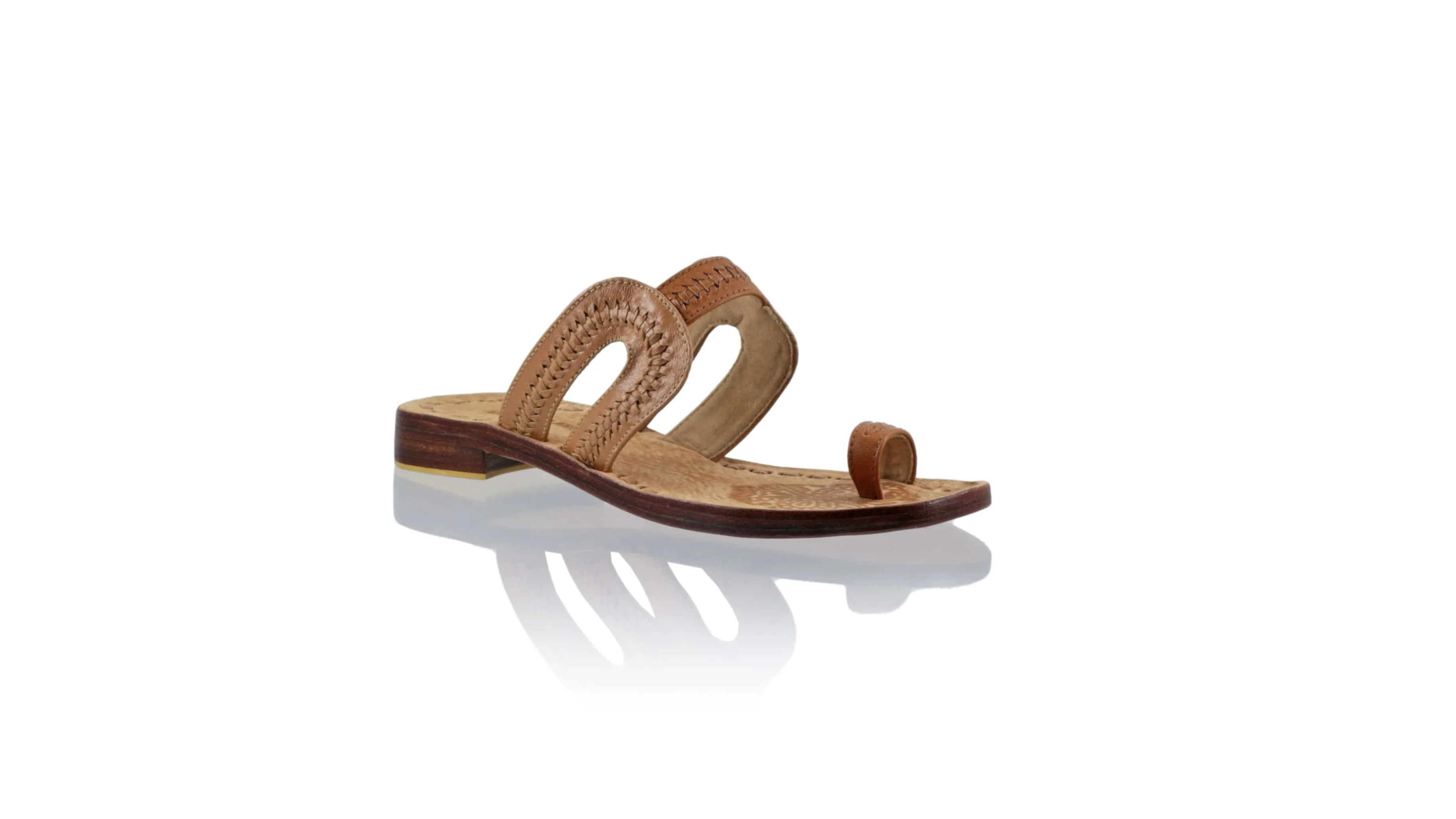 Andy 20mm Flat - Mocca & Brown