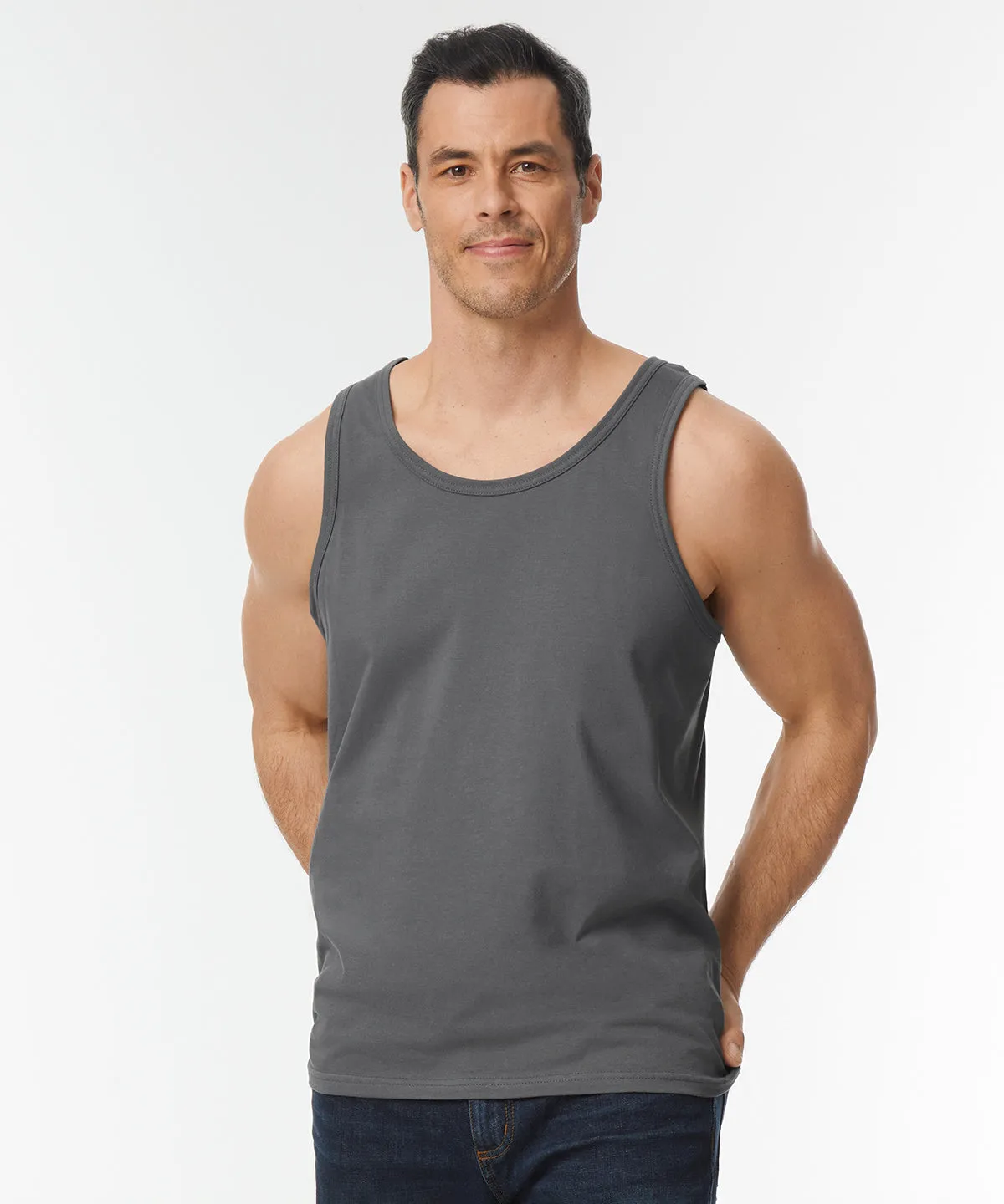 Black - Softstyle™ adult tank top