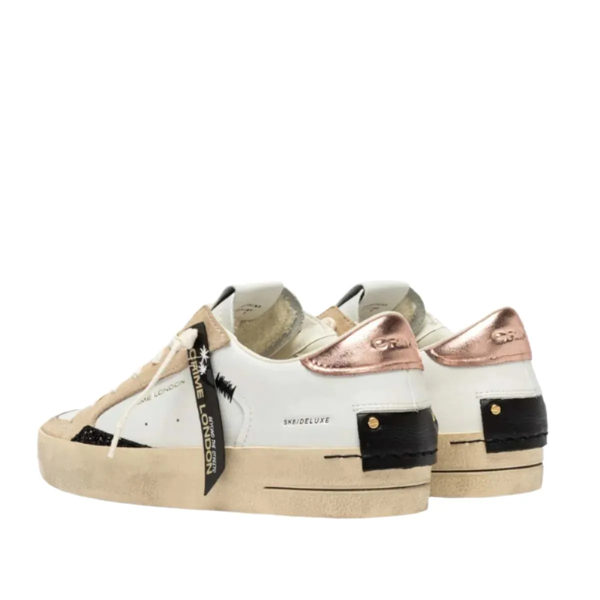 CRIME LONDON SK8 BRONZED UP SNEAKERS