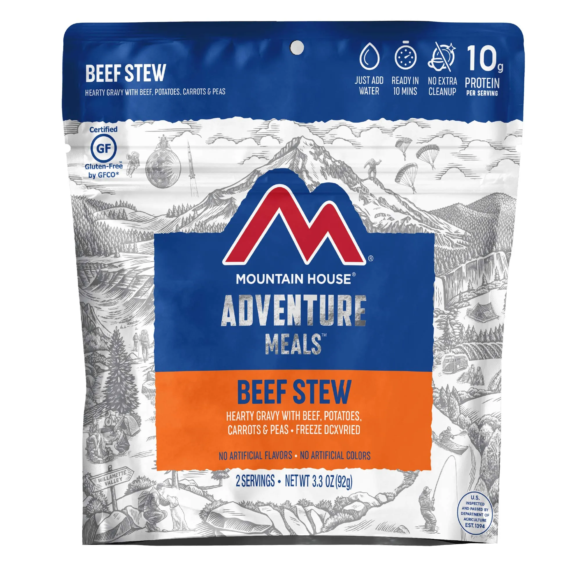 Mountain House - Beef Stew Pouches - 6 Pack