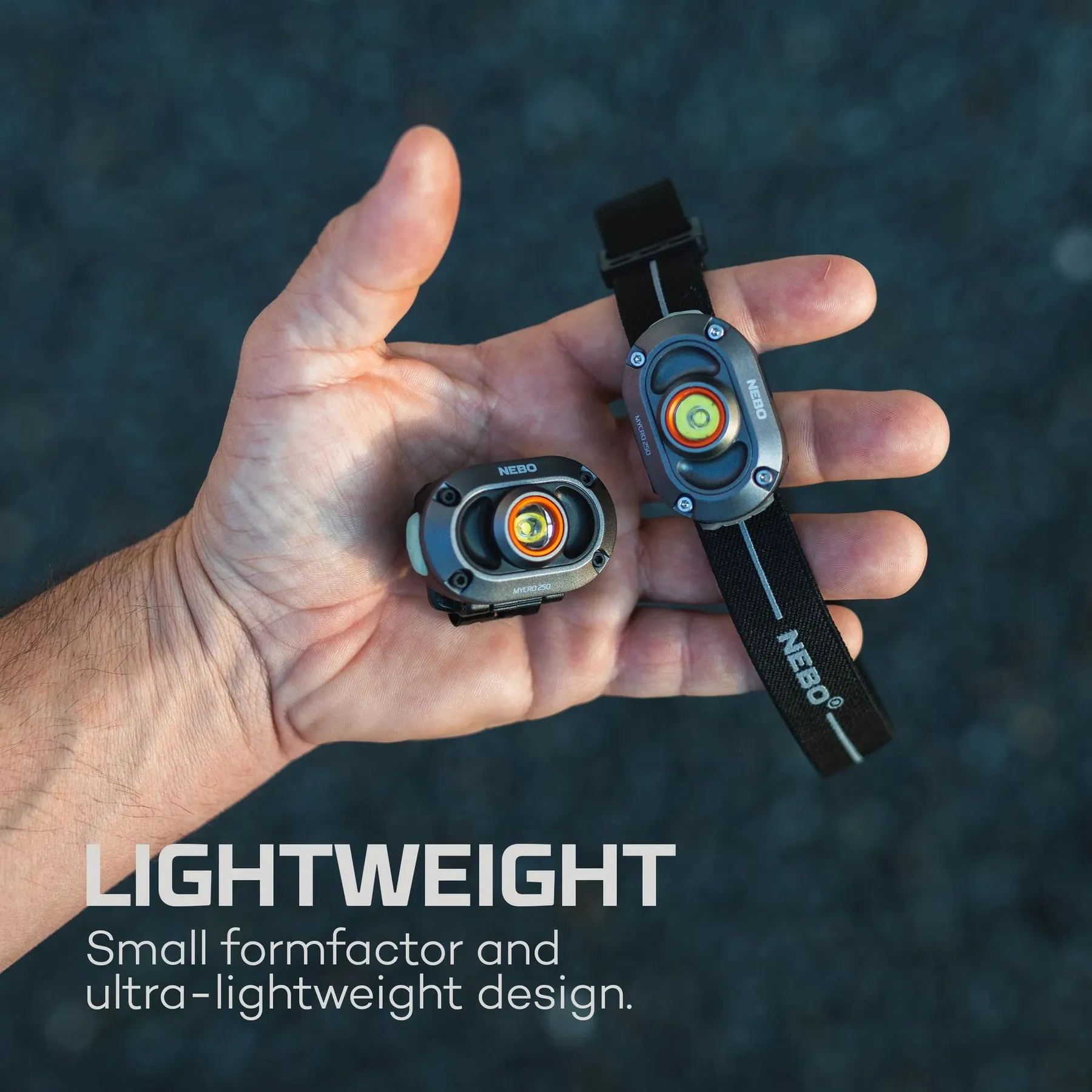 Nebo Mycro 250 Headlamp Twin Pack | 250 Lumens
