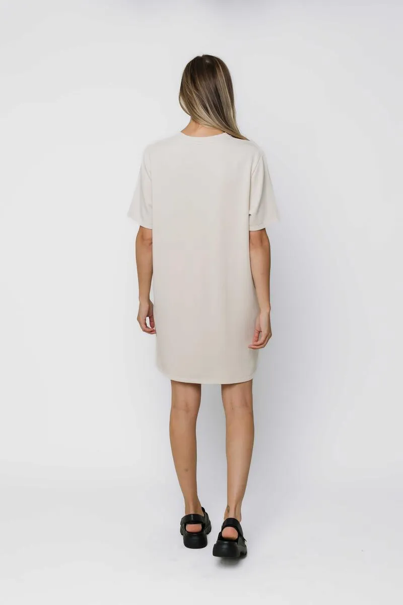 Nell Tee Dress - Ecru