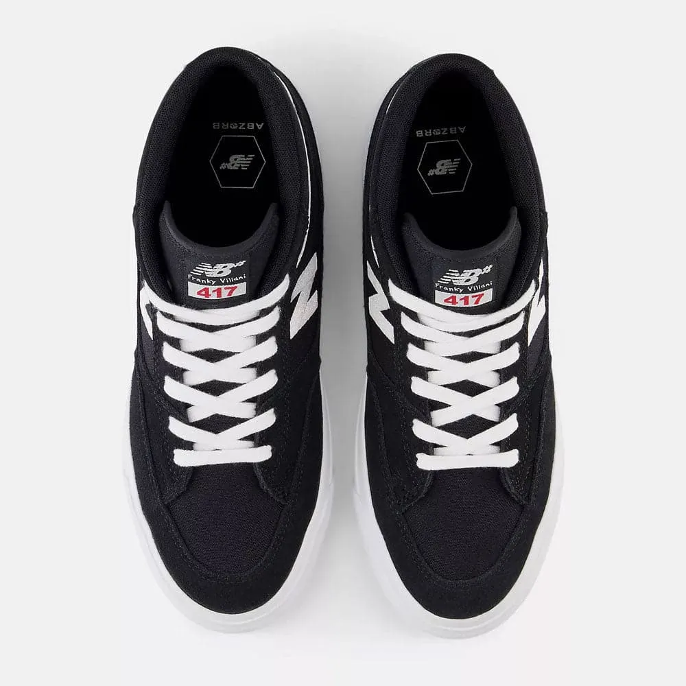 New Balance Numeric 'Franky Villani 417' Skate Shoes (Black / White)