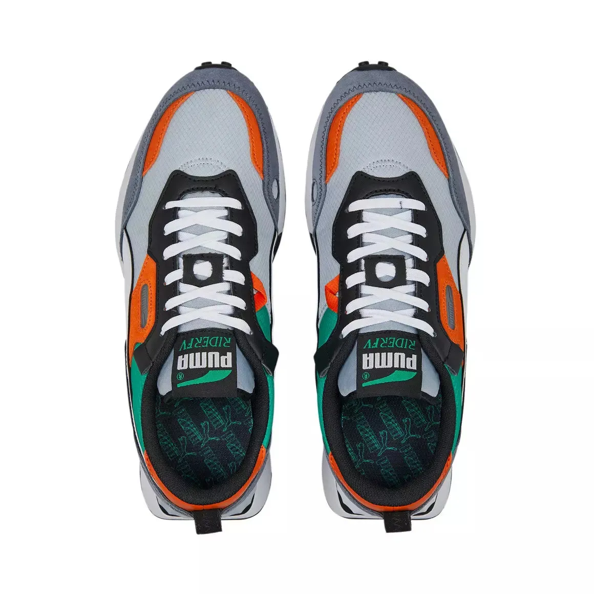 PUMA  RIDER FV FUTURE VINTAGE MEN - PUMA BLACK- CAYENNE PEPPER