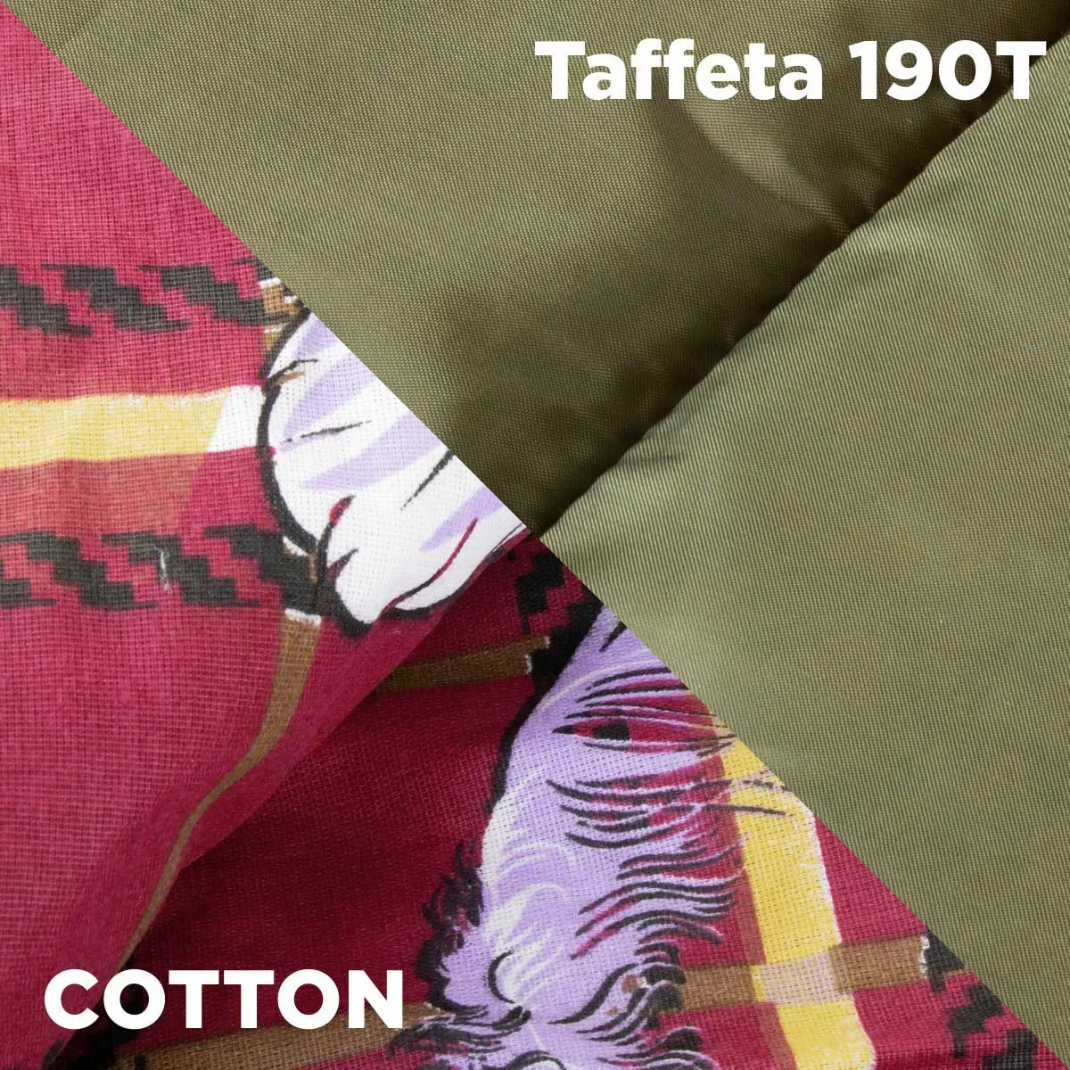 TRAVEL 220/90/300 Large Size Lightweight Synthetic Cotton Lined Camping Sleeping Bag