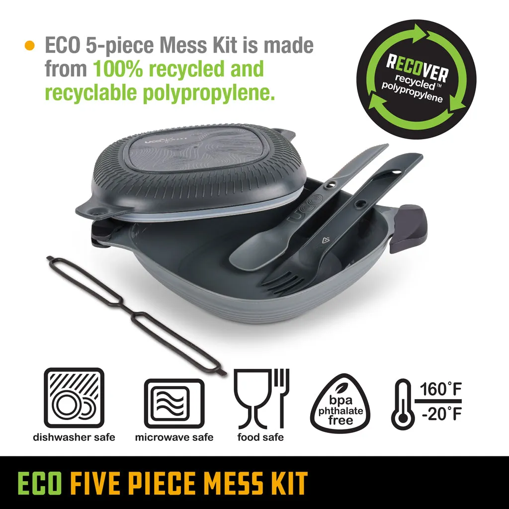 UCO Gear ECO 5 Piece Mess Kit - 100% Recycled Materials