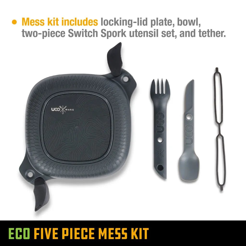 UCO Gear ECO 5 Piece Mess Kit - 100% Recycled Materials