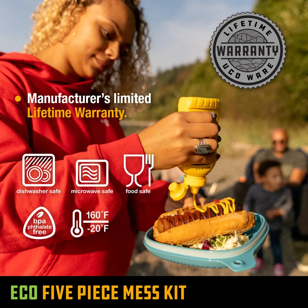 UCO Gear ECO 5 Piece Mess Kit - 100% Recycled Materials