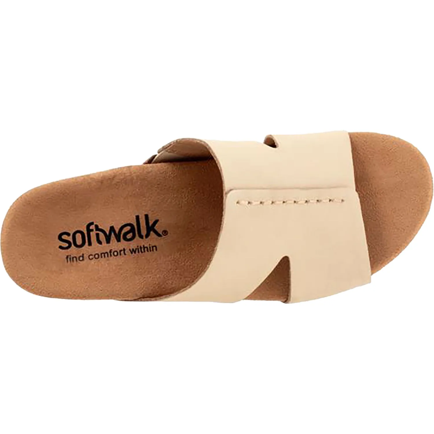 Women's Soft Walk Beverly Beige Leather
